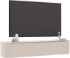 OTTO home Sideboard Lido, 131 cm breit, 2 Türen, Anrichte, Kommode, Stauraumschrank, Formgebogenes MDF, Stirnseiten Rundung, Push-to-open, hängend/stehend Bild 3