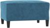 vidaXL 3-tlg. Sofagarnitur mit Kissen Blau Samt 3201515 Bild 5