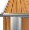 vidaXL Gartenhaus 180,5x97x209,5 cm Verzinkter Stahl Holzoptik 150906 Bild 5