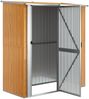 vidaXL Gartenhaus 180,5x97x209,5 cm Verzinkter Stahl Holzoptik 150906 Bild 4