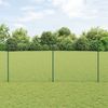 vidaXL Zaun mit Pfosten Grün 3336242 Bild 1
