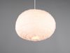 Große LED Pendelleuchte mit Kugel Lampenschirm aus Plüsch, Ø 50cm Bild 5