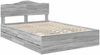 vidaXL Bettrahmen Graues Sonoma 140 x 200 cm Ingenieurs Holz 3413003 Bild 4