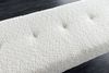 riess-ambiente Sitzbank BOUTIQUE 100cm weiß / schwarz (Einzelartikel, 1-St), Wohnzimmer · Bouclé · Metall · Esszimmer· Flur · Schlafzimmer Bild 4