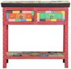 vidaXL Konsolentisch mit Schubladen Mehrfarbig 80 x 35 x 76 cm 4017566 Bild 2