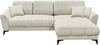 Wohnlandschaft >BERN< Schlaffunktion, Bettkasten, Bezug Farbe Ivory - 281x91x189 (BxHxT) Bild 5