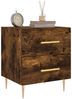 vidaXL Nachttische 2 Stk. Räuchereiche 40x35x47,5 cm Holzwerkstoff 827287 Bild 3