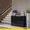 Furnica Kommode GABRIEL 6 Schubladen - Anthrazit Grau H70cm B100cm T33cm Bild 2