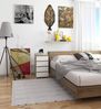 Home Collective Kommode 40 cm breit Holz Highboard Sideboard für Flur Schlafzimmer Wohnzimmer (Mehrzweckschrank Schrank schmal Kommode Schlafzimmer mit Schubladen), Kinderzimmer Organizer, 73 cm hoch mit 4 Schubladen Artisan Eiche-weiß Bild 3