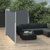 vidaXL Ausziehbare Seitenmarkise Anthrazit 120 x 600 cm 48450 Bild 3