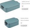 Mepal | Take a Break Duo Pack | Brotdose To Go | Lunchboxen für 2 bis 4 Sandwiches oder 4 bis 8 Brotscheiben | ideal für Meal Prep | Essenbox mit Unterteilung | Vivid green Bild 2