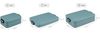 Mepal | Take a Break Duo Pack | Brotdose To Go | Lunchboxen für 2 bis 4 Sandwiches oder 4 bis 8 Brotscheiben | ideal für Meal Prep | Essenbox mit Unterteilung | Vivid green Bild 3