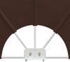 vidaXL Balkon Sichtschutz 240 x 160 cm Polyester Rechtwinklig Braun 42037149 Bild 4