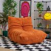 icon Sessel Schwammsofa Raupensitzsack Relaxsessel XXL aus Chenille "Enzo", Schaumstoff Füllung, für Wohnzimmer, für Schlafzimmer Bild 3