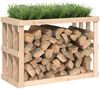 vidaXL Outdoor-Kaminholzregal 108x52x74 cm Massivholz Kiefer 822631 Bild 4
