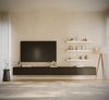 Selsey 'Bemmi' Hängendes TV-Board mit vier Klappen 300 cm, Schwarz Bild 2