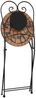 vidaXL Mosaik-Bistro-Set Terrakottarot Eisen und Keramik 3216352 Bild 5