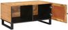 vidaXL Couchtisch Natur 80 x 50 x 40 cm Massivholz Mango 4018048 Bild 2