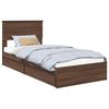 vidaXL Aufbewahrungsbett Braun Eichen-Optik 75 x 190 cm Holzwerkstoff 3408514 Bild 2