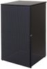 Mülltonnenverkleidung HWC-E25, Mülltonnenbox Mülltonnenabdeckung, Poly-Rattan 120l ~ schwarz Bild 3