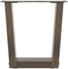 vidaXL Couchtischbeine V-Form 2 Stück Naturstahl 30x(30-31,3) cm Stahl 4012603 Bild 5