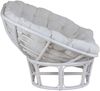 MiaMöbel Rattansofa 'Papasan' weiß 100% Baumwolle, Rattan Modern Bild 3