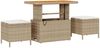 vidaXL Garten-Sofa-Set mit Kissen mit Speicher 13 pcs Beige und Creme 3364536 Bild 4