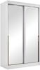 Kleiderschrank Mezzinto 120 (Farbe: Weiß / Weiß + Gold) Bild 1