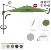 Doppler ACTIVE Pendelschirm ø 370 rund Sonnenschirm Ampelschirm 5 Farben 446251 827 Hellgrau Bild 3