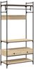 vidaXL Kleiderständer mit Schubladen Sonoma-Eiche 89x39x184,5 cm 838954 Bild 4