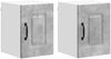 vidaXL Geschirrspülerfront Kalmar 2 pcs Beton Grau 30 x 31 x 40 cm 884501 Bild 2