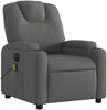 vidaXL Massagesessel Elektrisch Dunkelgrau Stoff 3204357 Bild 4