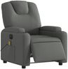 vidaXL Massagesessel Elektrisch Dunkelgrau Stoff 3204357 Bild 3