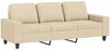 vidaXL 2-tlg. Sofagarnitur Creme Stoff 3201900 Bild 4