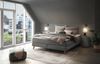Beatriz Boxspringbett braun Eiche MassivholzPolyester 200cm x 180cm x 61cm Bild 2
