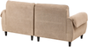Beliani 'WETLAN' Sofa 3-Sitzer Stoff Hellbraun Bild 5