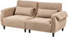 Beliani 'WETLAN' Sofa 3-Sitzer Stoff Hellbraun Bild 4