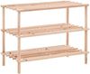 vidaXL Schuhregal mit 3 Böden Massivholz Tanne 285200 Bild 2