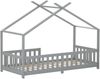 Doppelbett 140x200cm, hydraulisch mit Kaninchenfell-Kopfteil, Metalllattenrost & Stauraum, Samt, rosa Bild 3