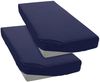 OTTO home Spannbettlaken Cremona, BASIC und PREMIUM Qualität, mit Elasthan, Baumwolle, Jersey (145 g/m), Gummizug: rundum, (2 Stück), Jersey Bettlaken ab Größe 90x200 cm, Strapazierfähig und langlebig Bild 3