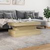 vidaXL Couchtisch mit LED-Leuchten Sonoma-Eiche 90x50x40 cm 839849 Bild 4