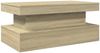 vidaXL Couchtisch mit LED-Leuchten Sonoma-Eiche 90x50x40 cm 839849 Bild 3