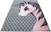 Kinder Teppich Kikki Läufer - 80x150 cm - Pink Bild 3