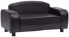 vidaXL Hundesofa Schwarz 80x50x40 cm Kunstleder 170965 Bild 2