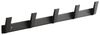 SO-TECH® Hakenleiste Blackline ALBUS schwarz pulverbeschichtet, (1 St), Länge 450 mm mit 5 Haken Bild 4