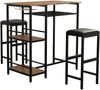 VCM Bartisch Kolari 920386 Eiche Vintage H. 93 x B. 90 x T. 50 cm Bild 2