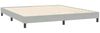 vidaXL Bettgestell ohne Matratze Hellgrau 200x220 cm Samt 4101421 Bild 2