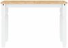 vidaXL Esstisch Corona Weiß 112x60x75 cm Massivholz Kiefer 4005716 Bild 4