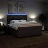 vidaXL Boxspringbett mit Matratze Dunkelbraun 180x200 cm Stoff 3292877 Bild 5