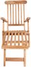 Klassischer Teak 4-Positionen-Liegestuhl RELIFE Bild 4